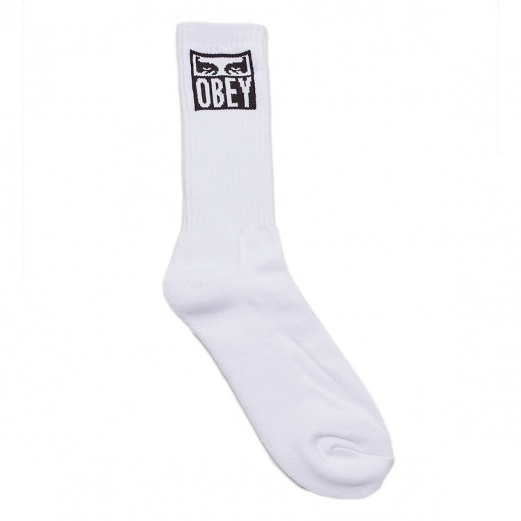 Носки OBEY Obey Eyes Icon Socks White 2020, фото 1