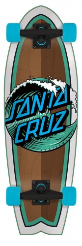 Лонгборд крузиер SANTA CRUZ Wave Dot Cruzer Shark  2020, фото 1