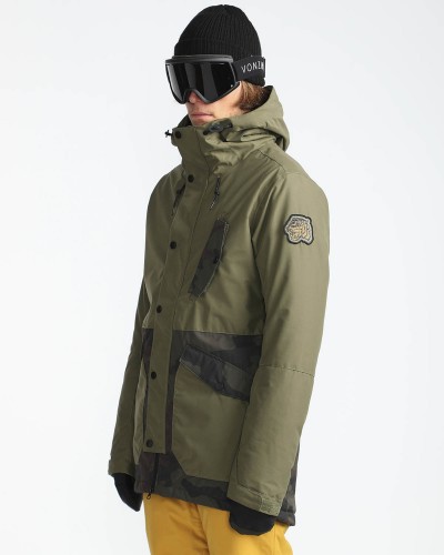 Куртка для сноуборда мужская BILLABONG Adversary Camo, фото 3