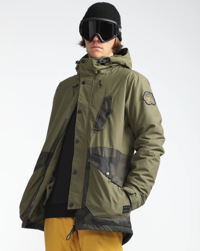 Куртка для сноуборда мужская BILLABONG Adversary Camo, фото 2
