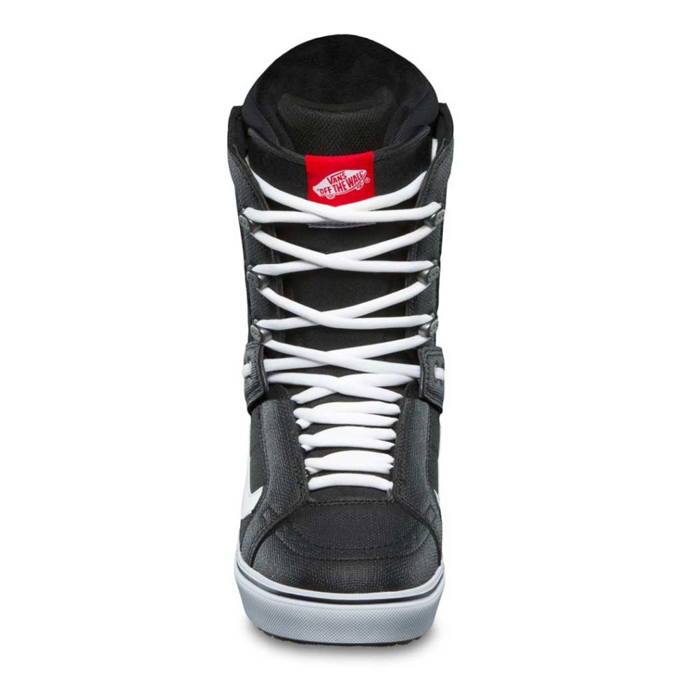 фото Ботинки для сноуборда vans hi-standard black/white 2022