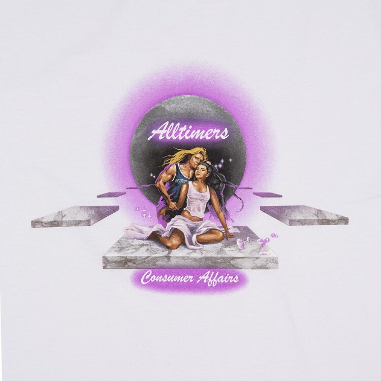 Футболка с принтом ALLTIMERS Consumer Affairs Tee White 2020, фото 2