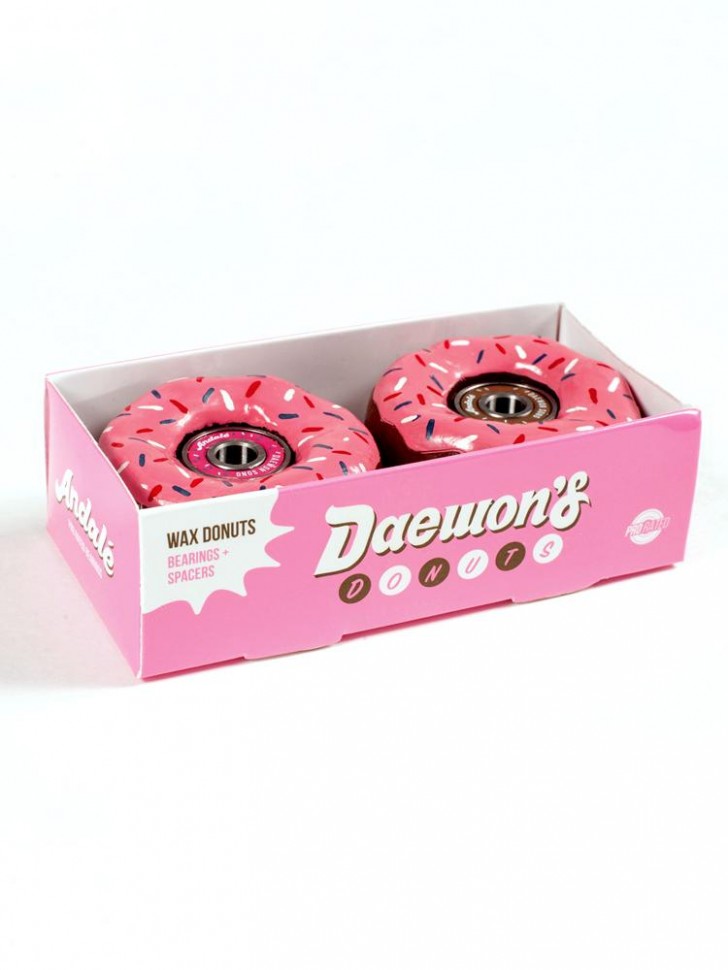 Подшипники ANDALE Daewon Donut Wax & Bearings 805538608649, цвет розовый