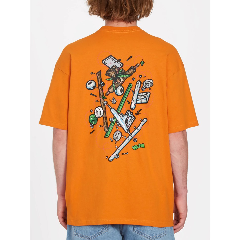 Футболка VOLCOM Fa Todd Bratrud Lse Sst 1 Saffron 2023 фото 2