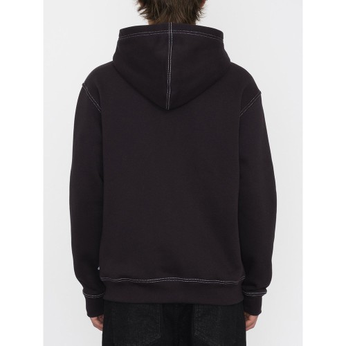 Black zip fleece top