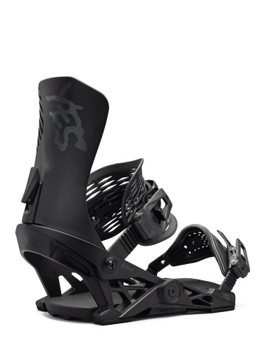 Крепления для сноуборда мужские YES Drive FW25 Black, фото 1