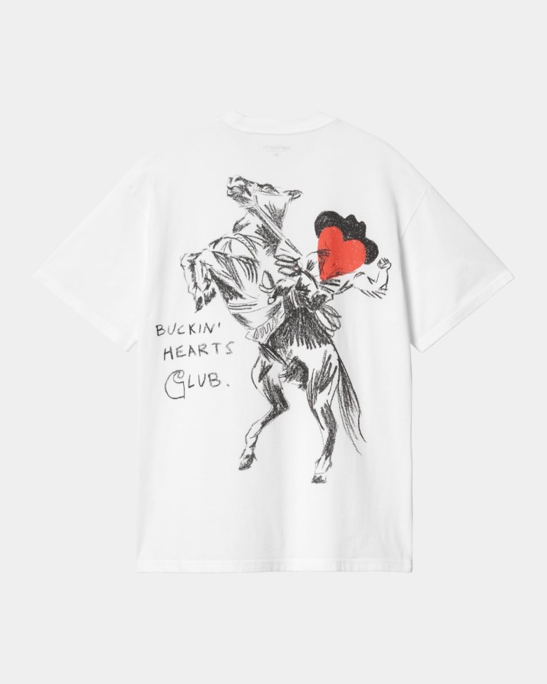 Футболка CARHARTT WIP S/S Pepe B.H.C T-Shirt FW25 White фото 2