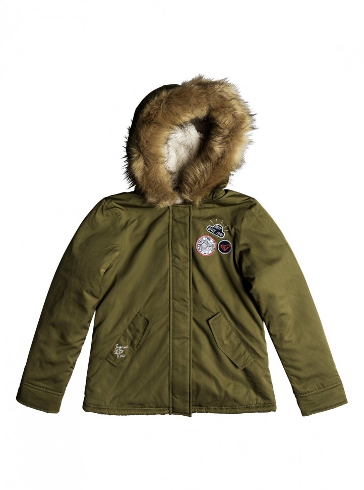 

Куртка ROXY Feel The Sun G Burnt Olive, Зелёный