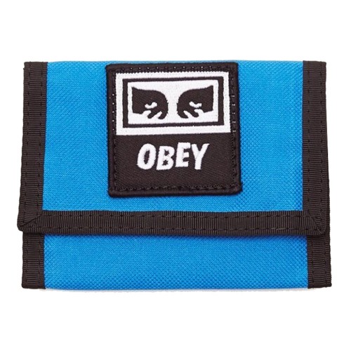 Бумажник OBEY Drop Out Tri Fold Wallet Sky Blue 2020, фото 1