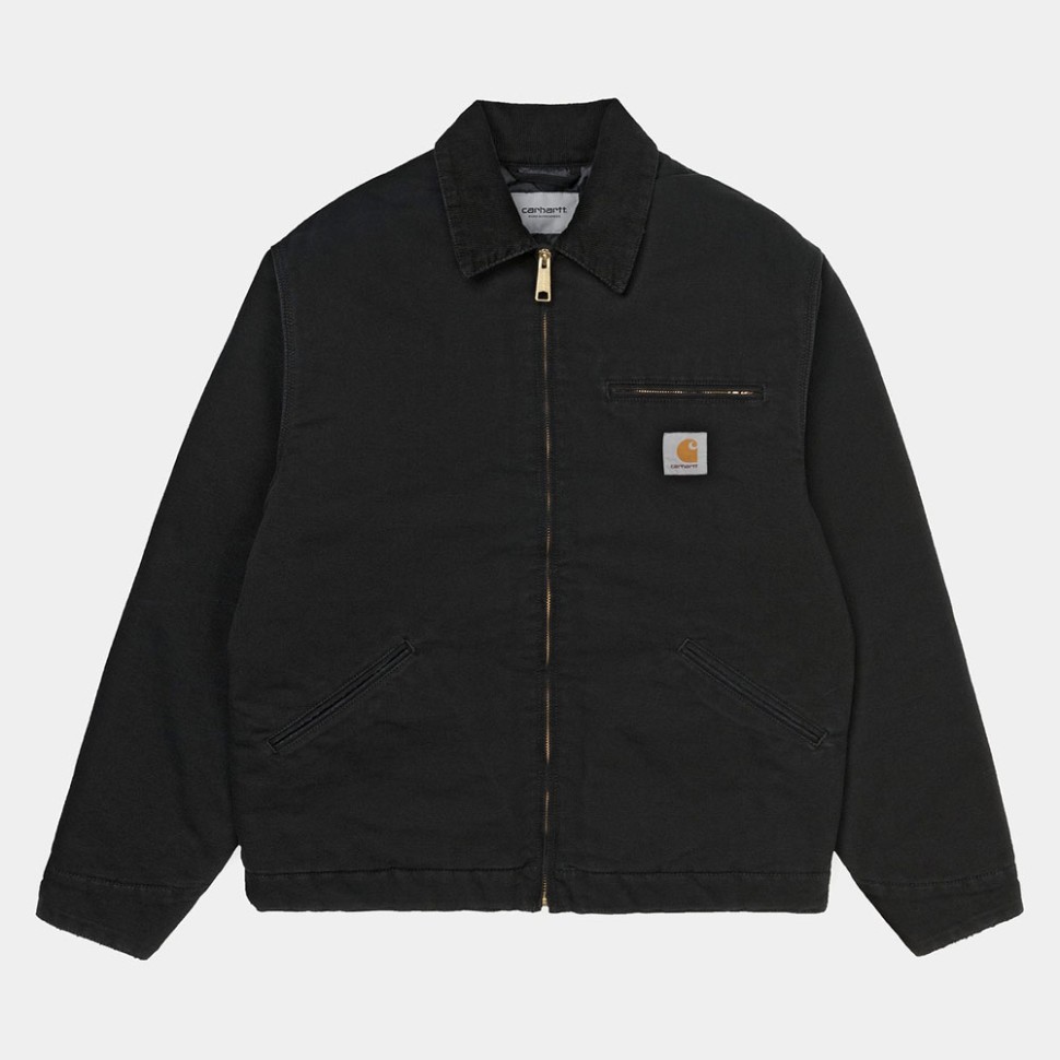 Куртка CARHARTT WIP Og Detroit Jacket Black/Black (Aged Canvas)