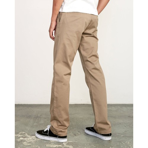 Брюки RVCA The Weekend Str Ndpt Dark Khaki, фото 3