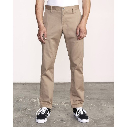 Брюки RVCA The Weekend Str Ndpt Dark Khaki, фото 2